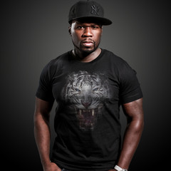 50 Cent - Футболка Белый Тигр для альбома Animal Ambition