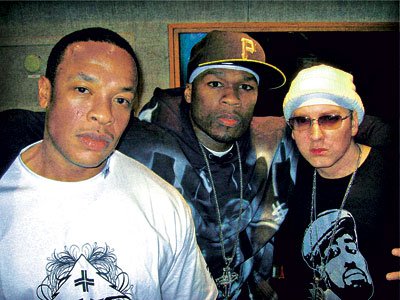 Eminem, 50 Cent и Dr. Dre в 2008