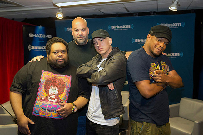 Eminem on Sway in the Morning, Poul Rosenberg & Lord Sear - Southpaw interview on shade 45 2015