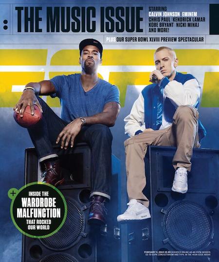 Eminem на обложке ESPN The Magazine - The Music Issue