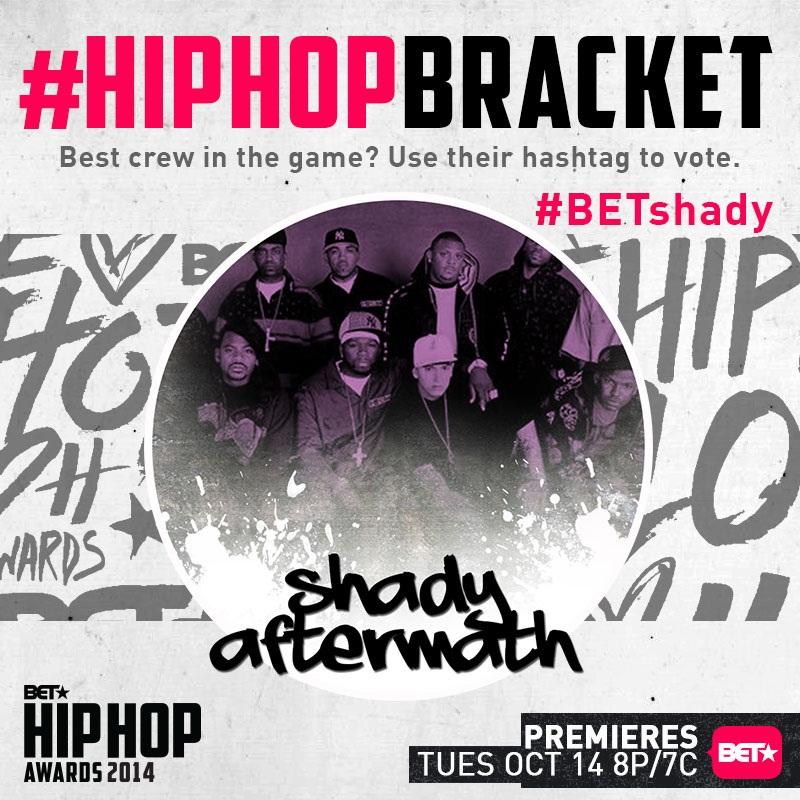 BET 2014: голосуем за #BETShady/Aftermath в #HipHopBracket