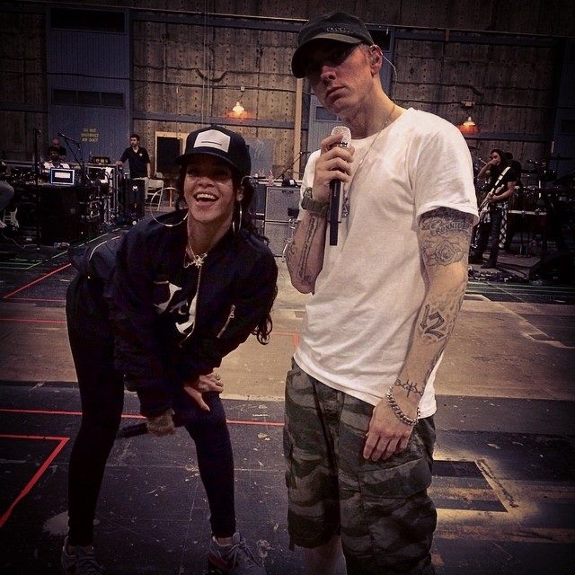 Eminem и Rihanna: репетиция The Monster Tour