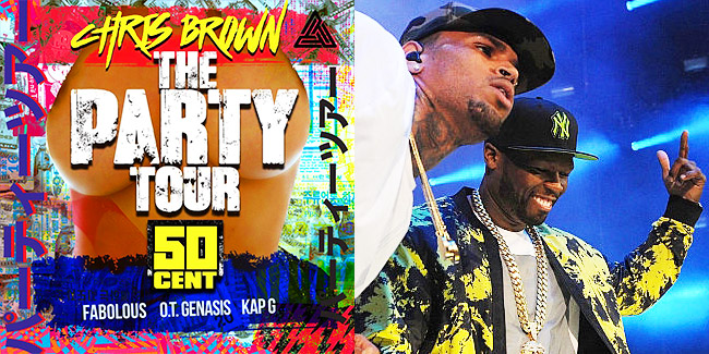 50 Cent и Chris Brown анонсировали даты тура "The Party Tour"