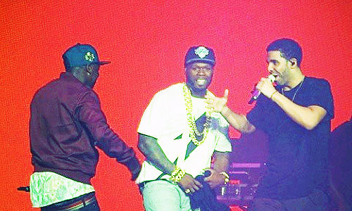 50 Cent и G-Unit на концерте Drake - OVO fest 2014, скоро совместка