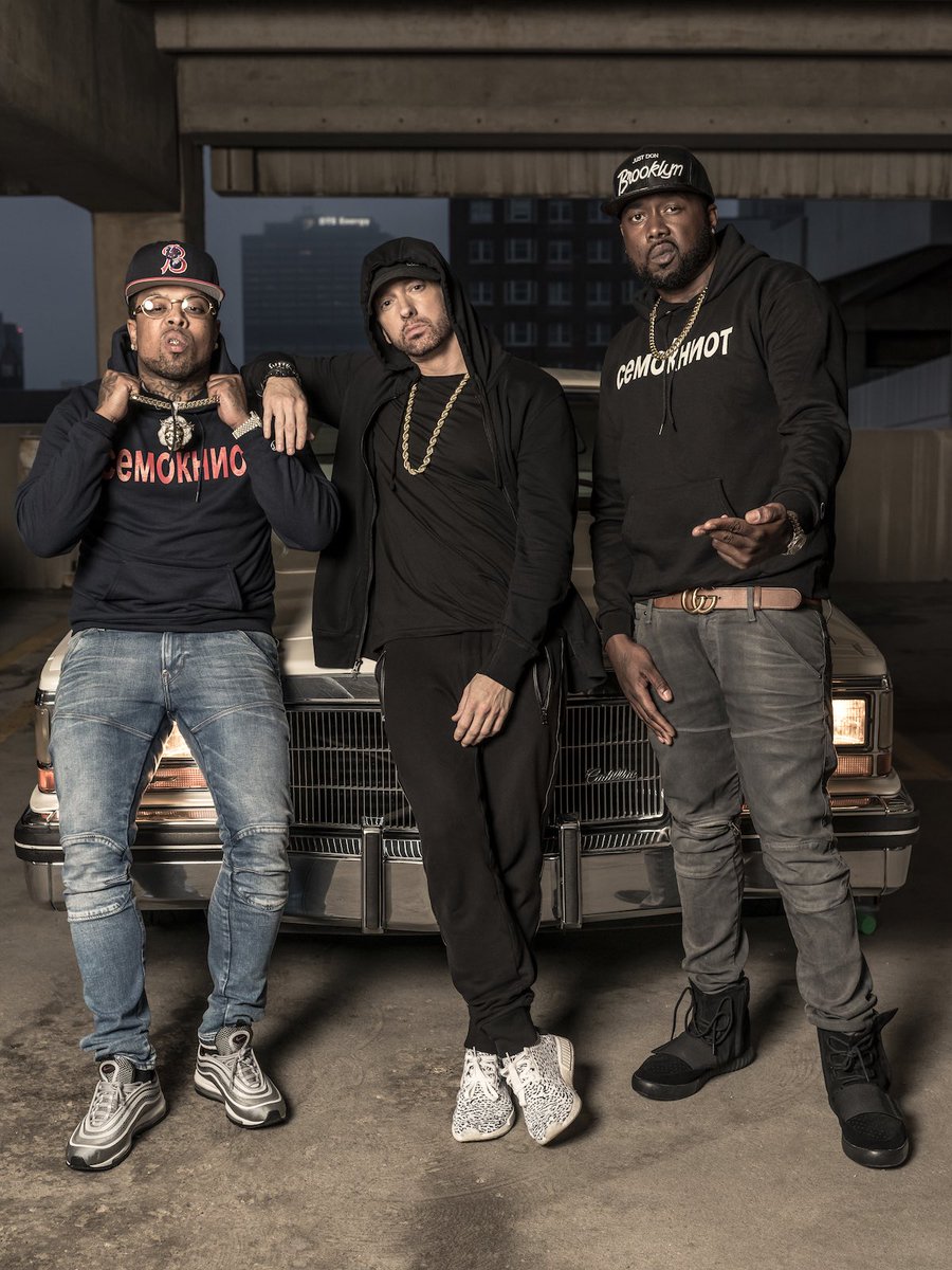 Eminem, Hall N Nash (Westside Gunn & Conway) 2017 BET Hip Hop Awards cypher Detroit Shady Records x Griselda
