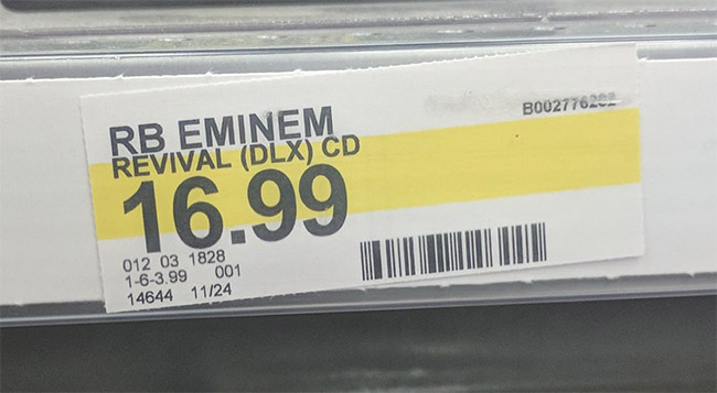 Eminem: альбом Revival выходит 15 декабря на CD!
