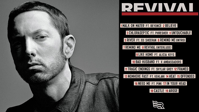 Eminem: трек-лист альбома Revival