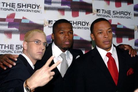 Eminem 50 Cent Dr. Dre Crack A Bottle in Billbord Hot 100 #1